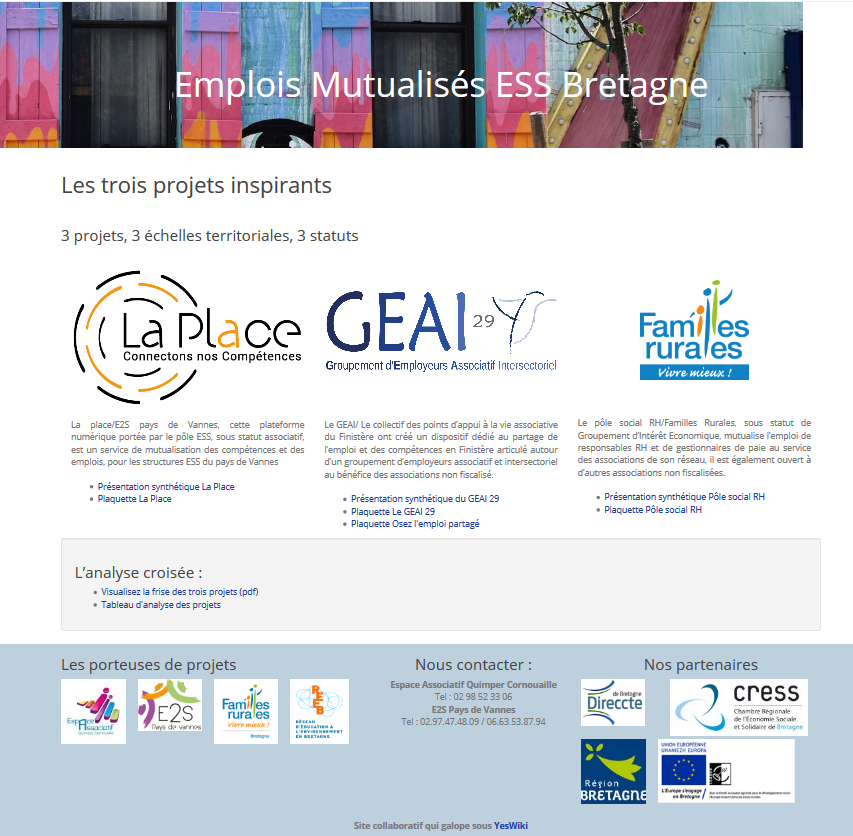Site Collaboratif De Mutualisation De L Emploi Dans L Ess