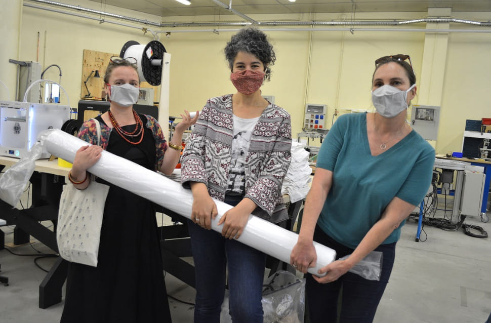 les couturières à l'origine de l'Usine Invisible